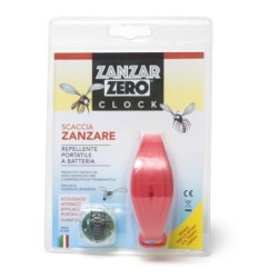 Zanzarzero Clock Ueber | Battery-Powered Portable Mosquito Repellent