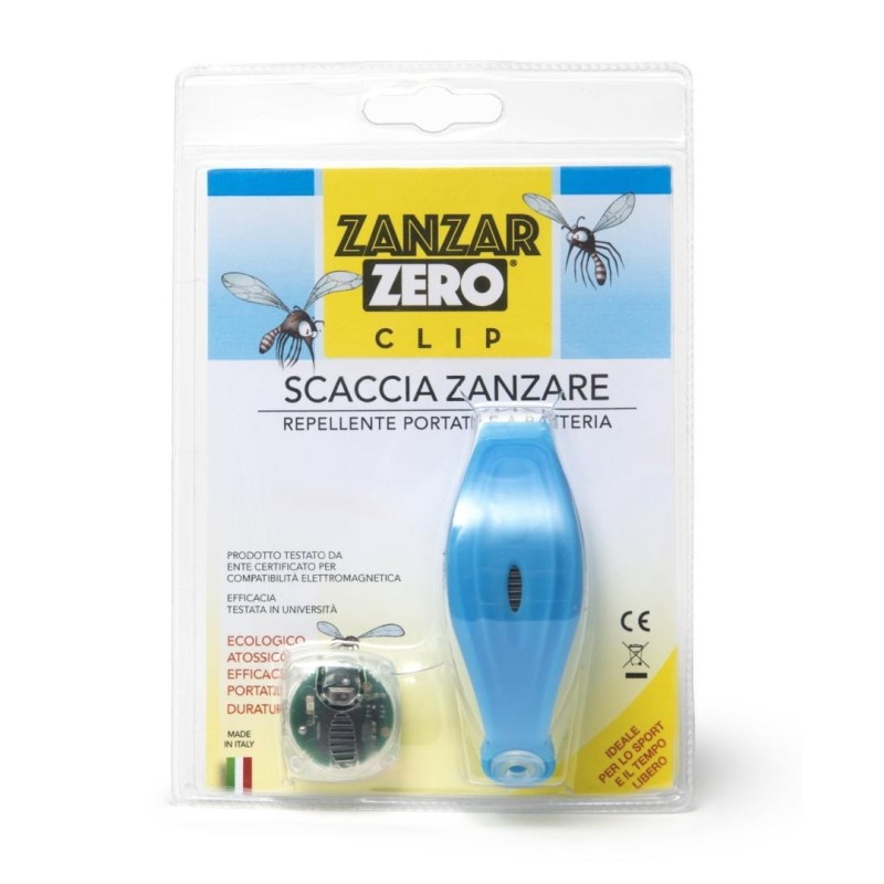 Zanzarzero Clip Ueber | Clip-On Ultrasonic Portable Mosquito Repellent