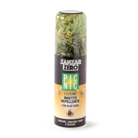 Zanzarzero Pic Nic Repellente Zanz/Zecche 19,5% Spray