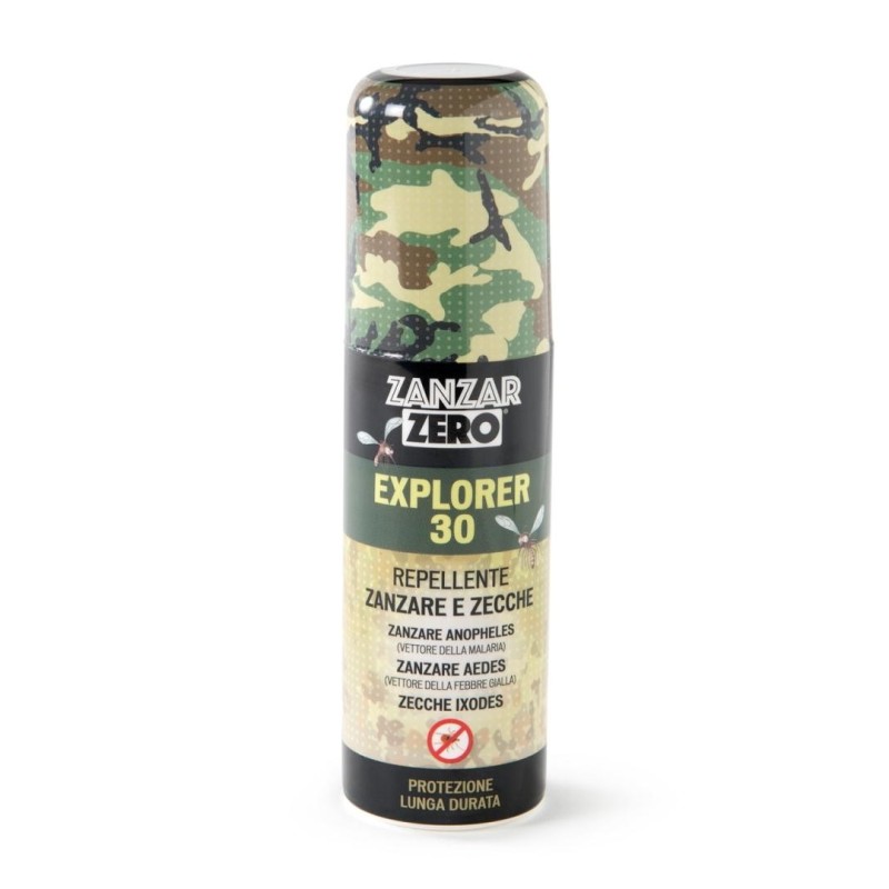 Zanzarzero Explorer Repellente Zanz/Zecche 30% Spray